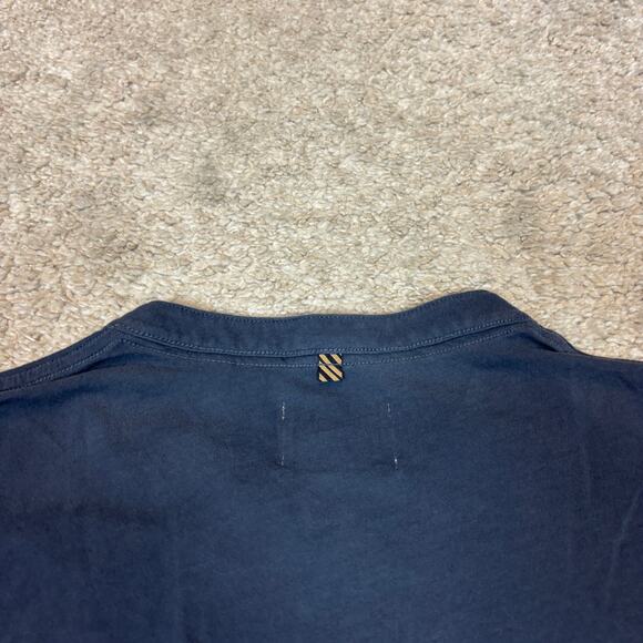 Billy Reid Henley Long Sleeve Shirt Men's Medium Minimalist Americana - Picture 5 of 11